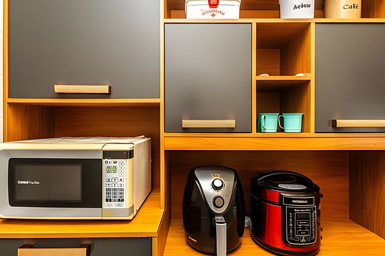 Vista lateral para o mar e Biquinha em São Vicente, com vaga