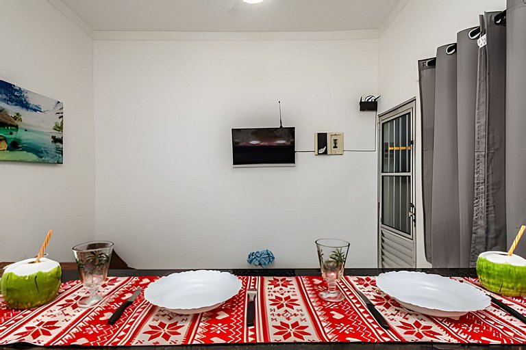 Ar-condicionado | A 7 minutos de carro da Praia Ocian