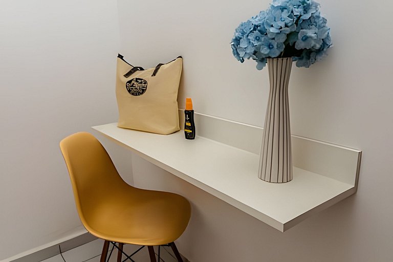 Ar-condicionado | A 7 minutos de carro da Praia Ocian