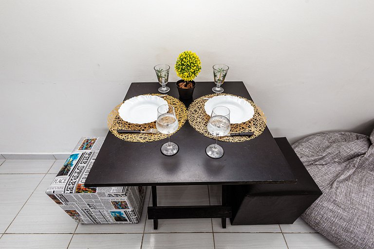 Ar-condicionado | A 7 minutos de carro da Praia Ocian