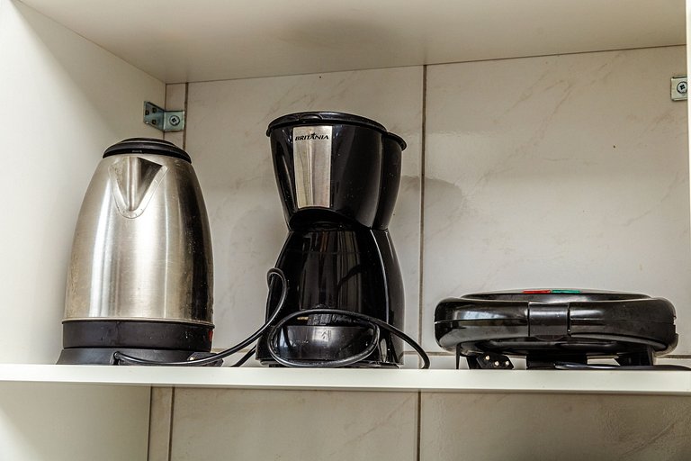 Ar-condicionado | A 7 minutos de carro da Praia Ocian