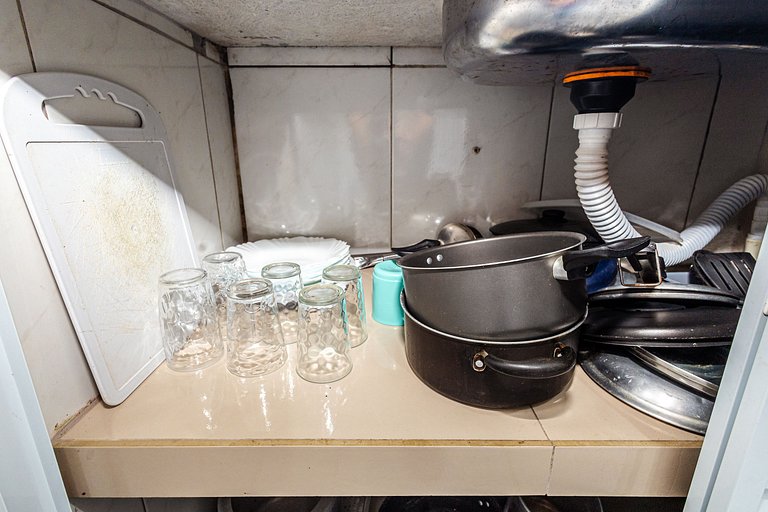 Ar-condicionado | A 7 minutos de carro da Praia Ocian