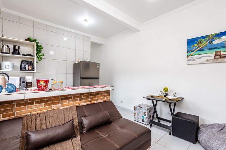 Ar-condicionado | A 7 minutos de carro da Praia Ocian