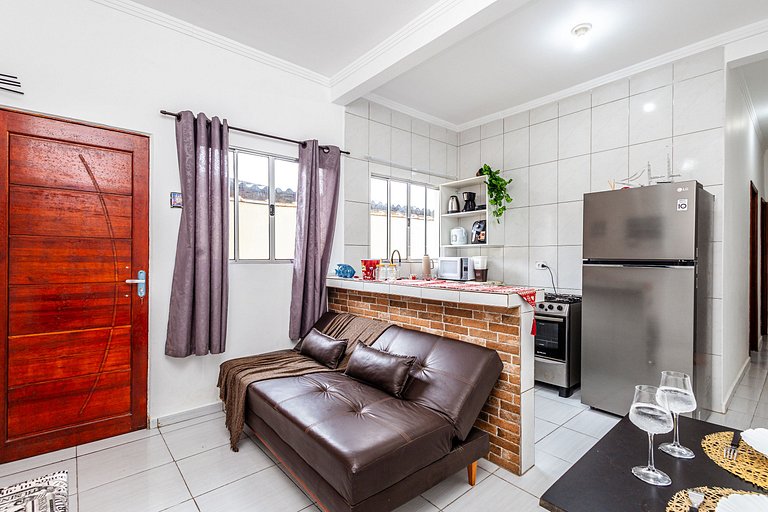 Ar-condicionado | A 7 minutos de carro da Praia Ocian